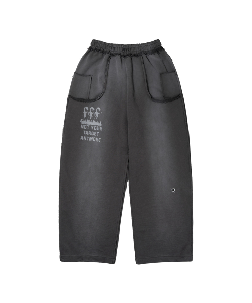 LOST TARGET SWEATPANTS (CHARCOAL) F26ZD461