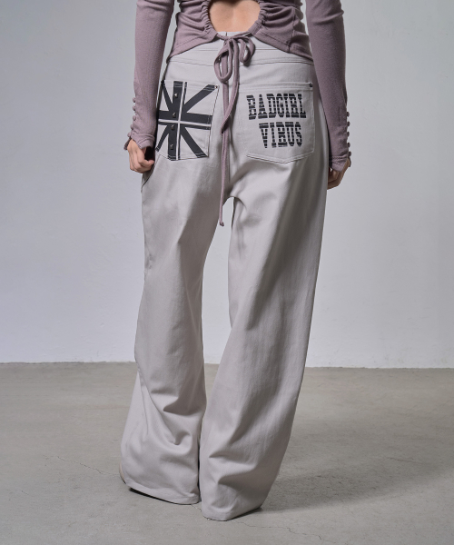 BAD GIRL CARGO PANTS (BEIGE) F26ZD474