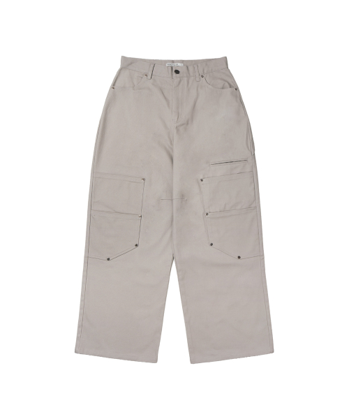 BAD GIRL CARGO PANTS (BEIGE) F26ZD474