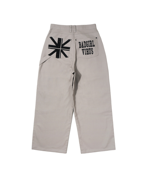 BAD GIRL CARGO PANTS (BEIGE) F26ZD474