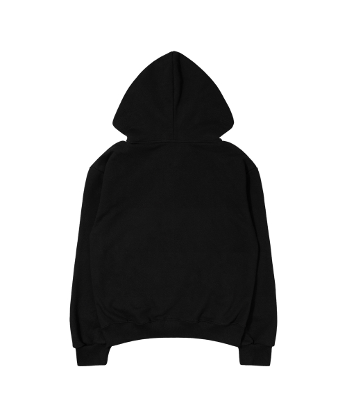 UNION JACK HOODED ZIP-UP (BLACK) F26ZA515