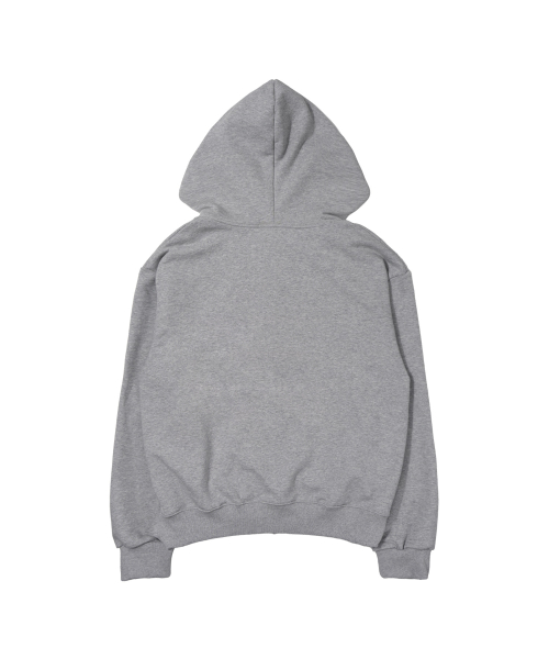 UNION JACK HOODED ZIP-UP (MELANGE GRAY) F26ZA515