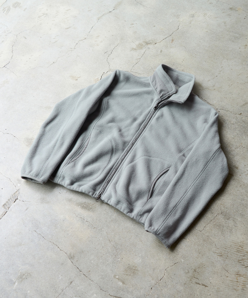 SNUG FLEECE FULL ZIP-UP [LIGHT GREY]