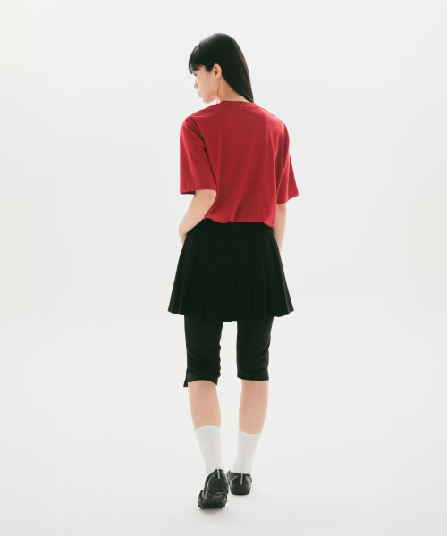 [SANLIO X Junji Ito] Short Sleeve T Shirt (Red)_SPRLG49U04