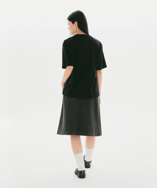 SANLIO X Ito Junji Short Sleeve T Shirt (Black)_SPRLG49U04