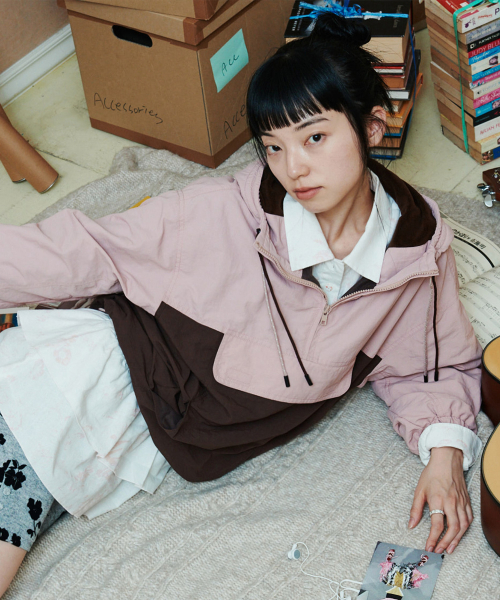 COLOR BLOCKING ANORAK - 2 colors