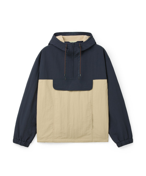 COLOR BLOCKING ANORAK - 2 colors