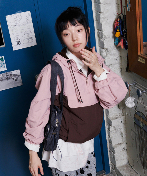 COLOR BLOCKING ANORAK - 2 colors