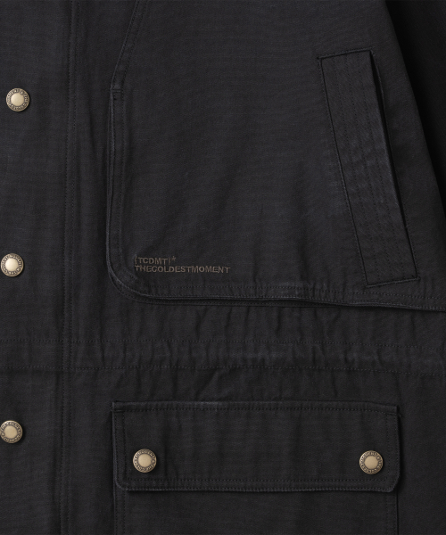 TCM logo snap field jacket (black)