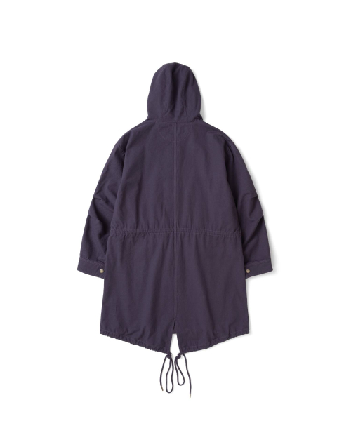 TCM logo snap field jacket (deep purple)