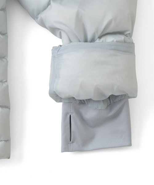 TCM slice fingerhole down jacket (light grey)