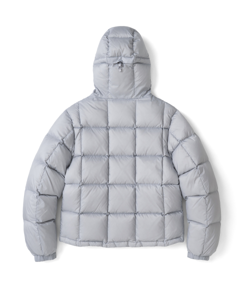 TCM grid quilted heavy padding (cool grey)