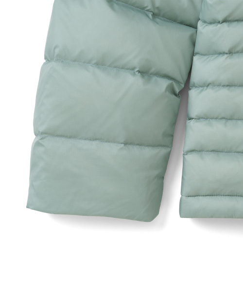 TCM slice fingerhole down jacket (mint)