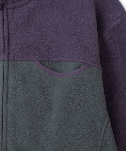 TCM two tone fleece jacket (charcoal)