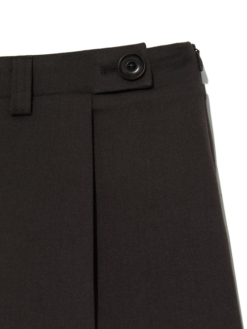 POLLY WRAP SKORT (DARK BROWN)