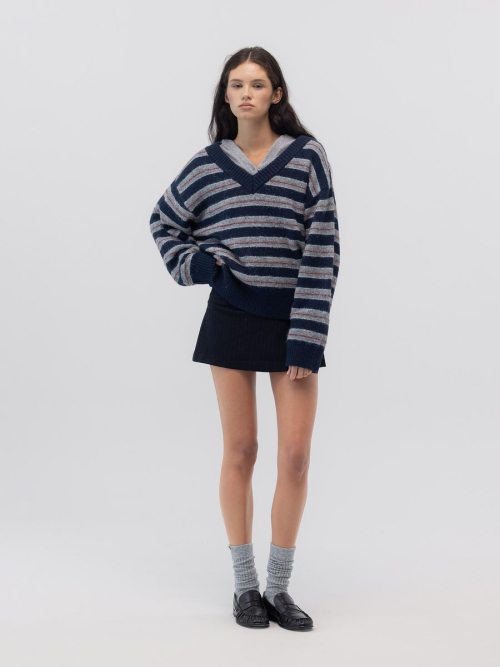 POLLY WRAP SKORT (NAVY)