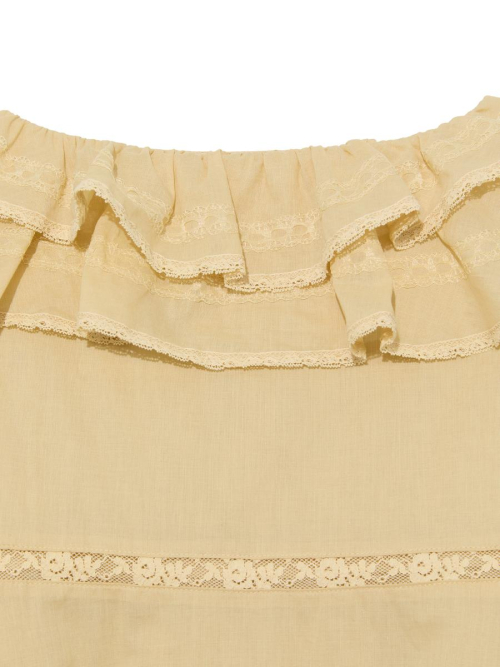 MALLOW LACE BLOUSE (YELLOW)