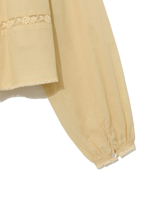 MALLOW LACE BLOUSE (YELLOW)