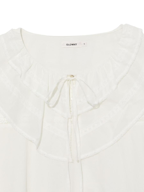 MALLOW LACE BLOUSE (WHITE)
