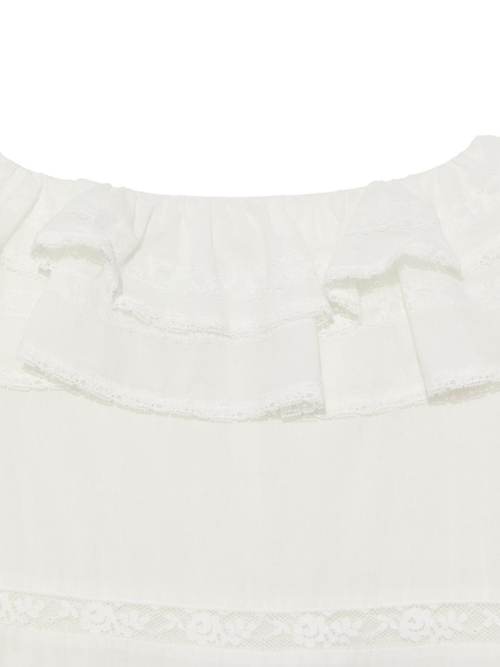 MALLOW LACE BLOUSE (WHITE)