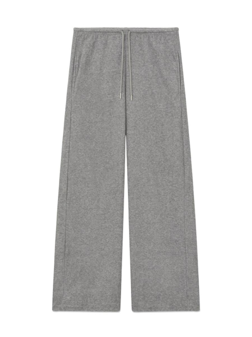 SNUG TERRY STRING PANTS (MELANGE GRAY)