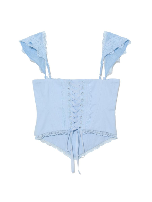 POWDER CORSET TOP (BLUE)