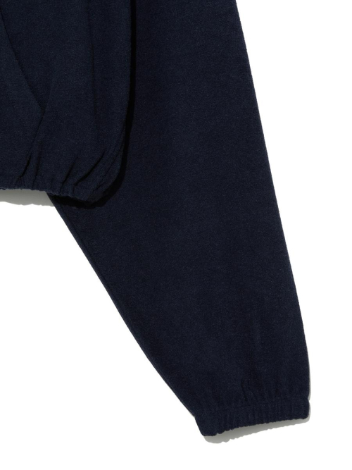 SNUG TERRY V-CUT HOODIE (NAVY)