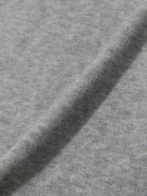 SNUG TERRY V-CUT HOODIE (MELANGE GRAY)