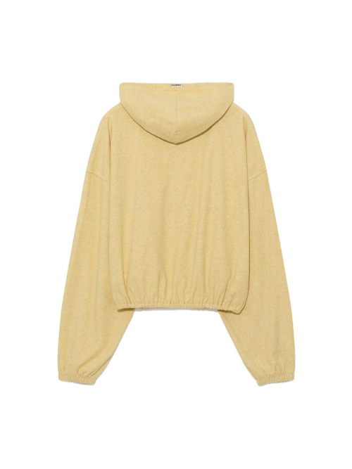 SNUG TERRY V-CUT HOODIE (YELLOW)