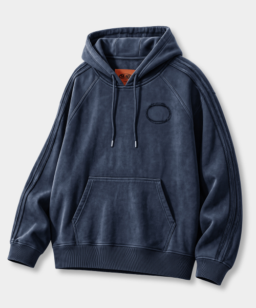VLAD PIGMENT TRACK HOODED T-SHIRT_3 COLOR