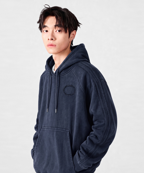 VLAD PIGMENT TRACK HOODED T-SHIRT_3 COLOR