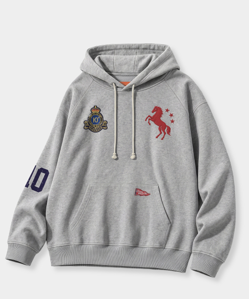 VLAD PIGMENT MUSTANG HOODED T-SHIRT_2 COLOR