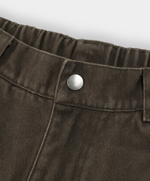 VLAD CURVED BANDING CARGO PANTS_(COTTON FADE) 3 COLOR