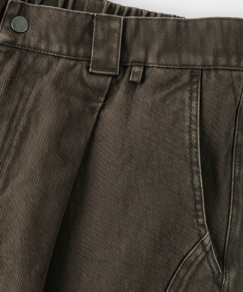 VLAD CURVED BANDING CARGO PANTS_(COTTON FADE) 3 COLOR