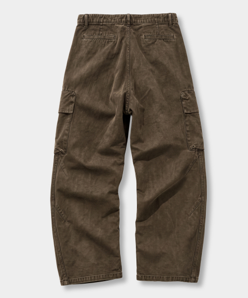 VLAD CURVED BANDING CARGO PANTS_(COTTON FADE) 3 COLOR