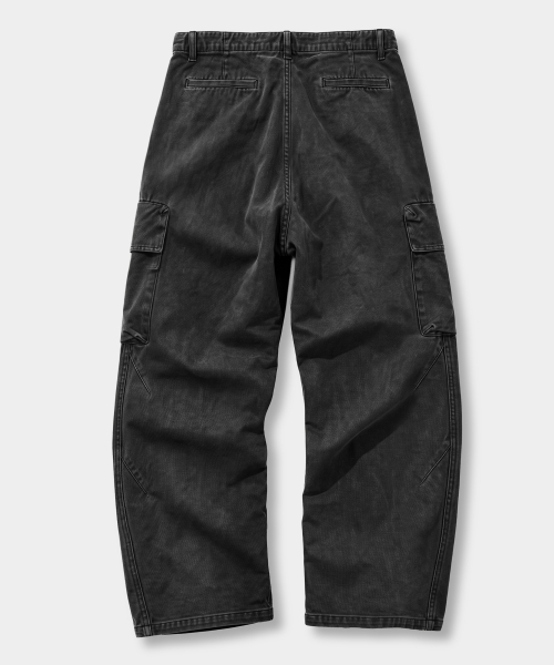 VLAD CURVED BANDING CARGO PANTS_(COTTON FADE) 3 COLOR