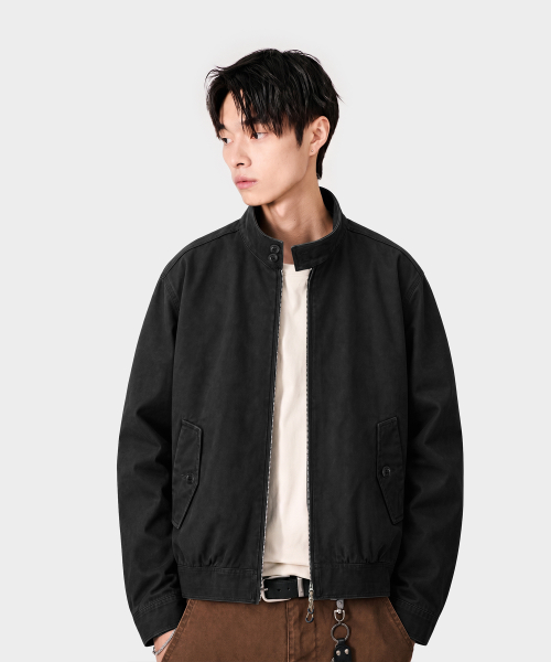 2WAY ESSENTIAL HARRINGTON JACKET_(C/N WASHED) 4 COLOR