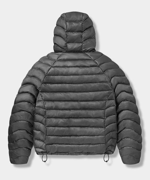 LIGHT SHELL LIGHTWEIGHT PCK DOWN JACKET_RIPSTOP GRAY