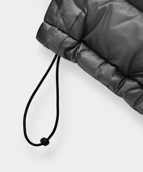 LIGHT SHELL LIGHTWEIGHT PCK DOWN JACKET_RIPSTOP GRAY