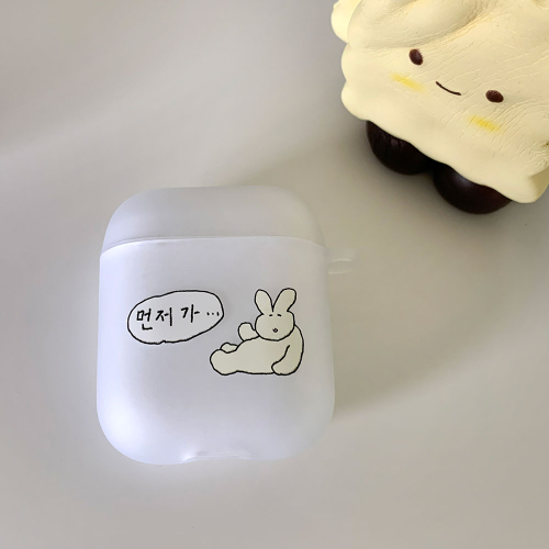 토끼 먼저가 에어팟 버즈 케이스