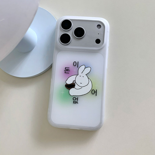 Rabbit No Money Translucent Phone Case
