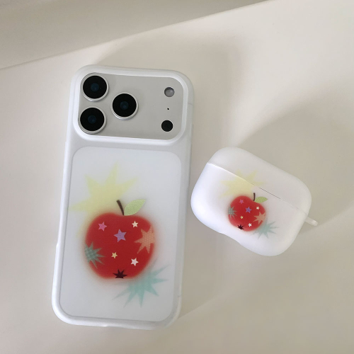 Apple & Star Translucent Phone Case