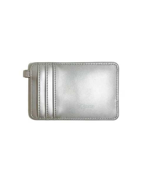 CAMERA CARD WALLET SILVER
