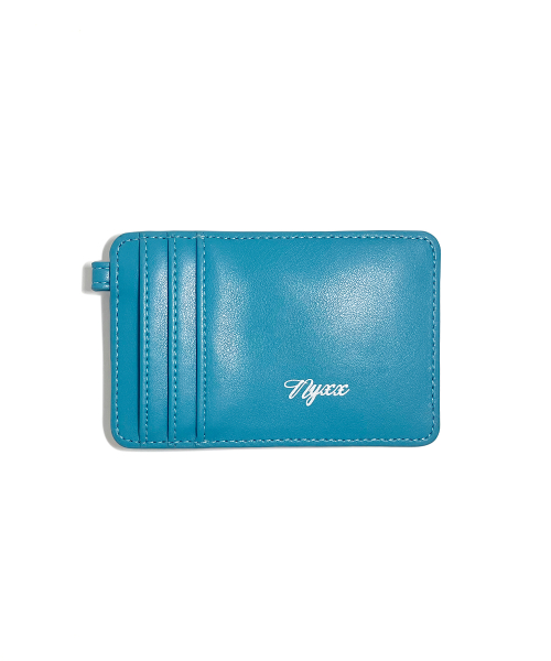 CAMERA CARD WALLET TEAL BLUE