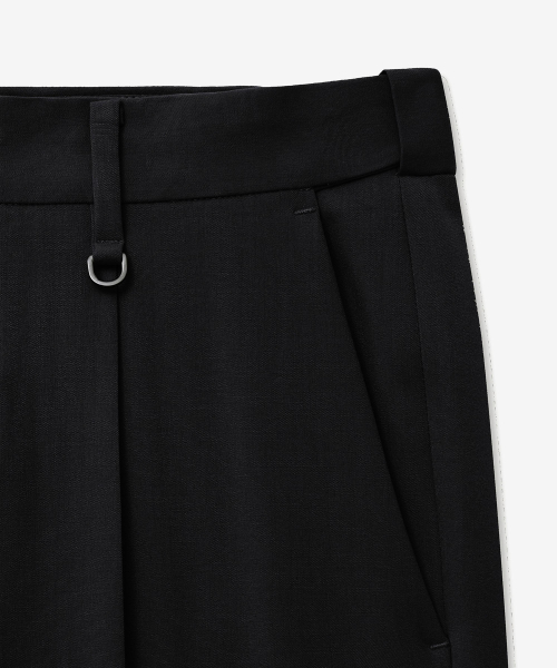 Essential Semi-Wide Fit Pants (Black) TNPA6F106BK