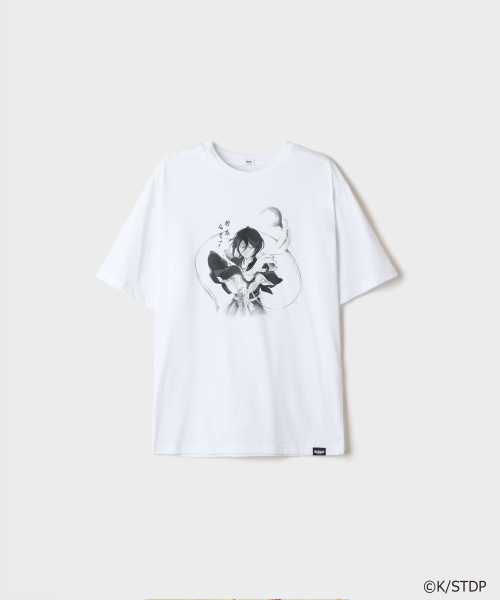[BLEACH] Short Sleeve T Shirt (White)_SPRLG49U05