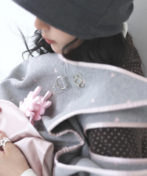 Bow Shoulder Bag (Pink Star)