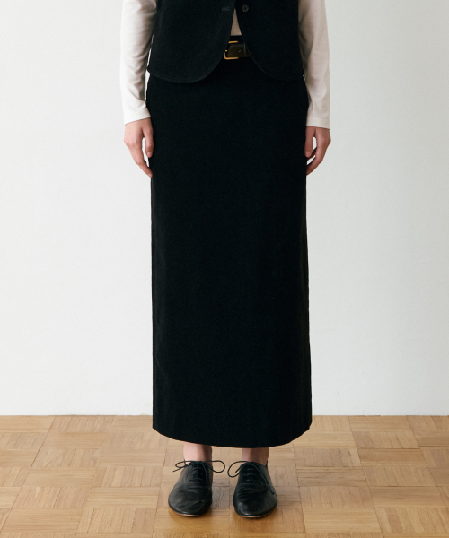 Moire Maxi Skirt_3colors