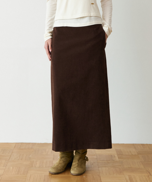 Moire Maxi Skirt_3colors