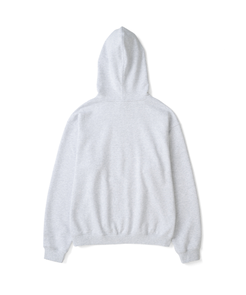 TCM starfish zigzag hoodie (light heather grey)